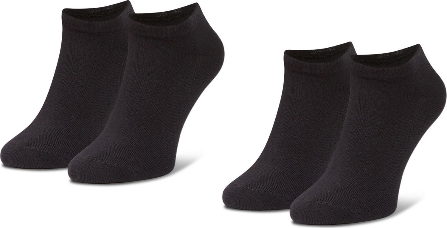 Sada 2 párů pánských nízkých ponožek Levi's® 37157-0198 Jet Black