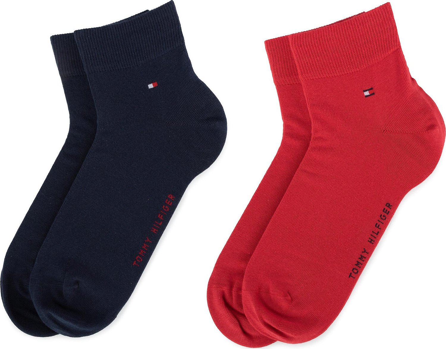 Sada 2 párů pánských nízkých ponožek Tommy Hilfiger 342025001 Tommy Orginal 085