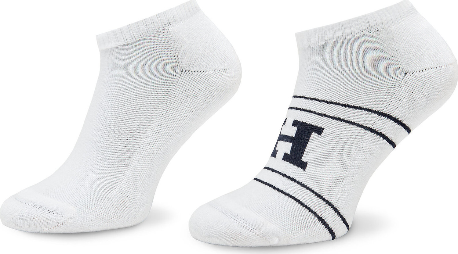 Sada 2 párů pánských nízkých ponožek Tommy Hilfiger 701224100 White 001