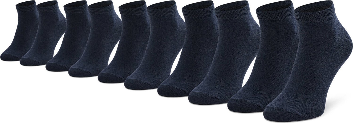 Sada 5 párů pánských nízkých ponožek Jack&Jones Dongo 12120278 Navy Blazer