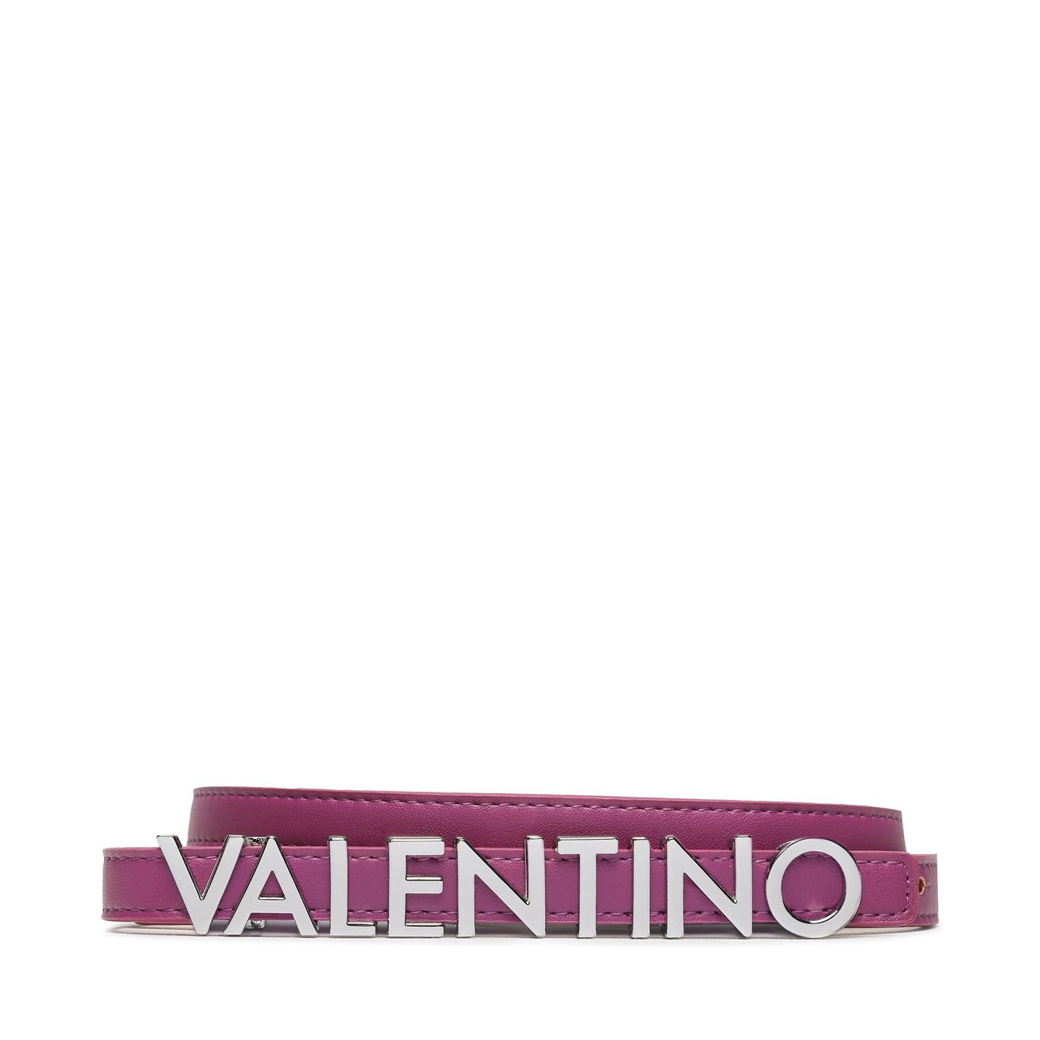 Dámský pásek Valentino Belty VCS6W555 Malva/Argento