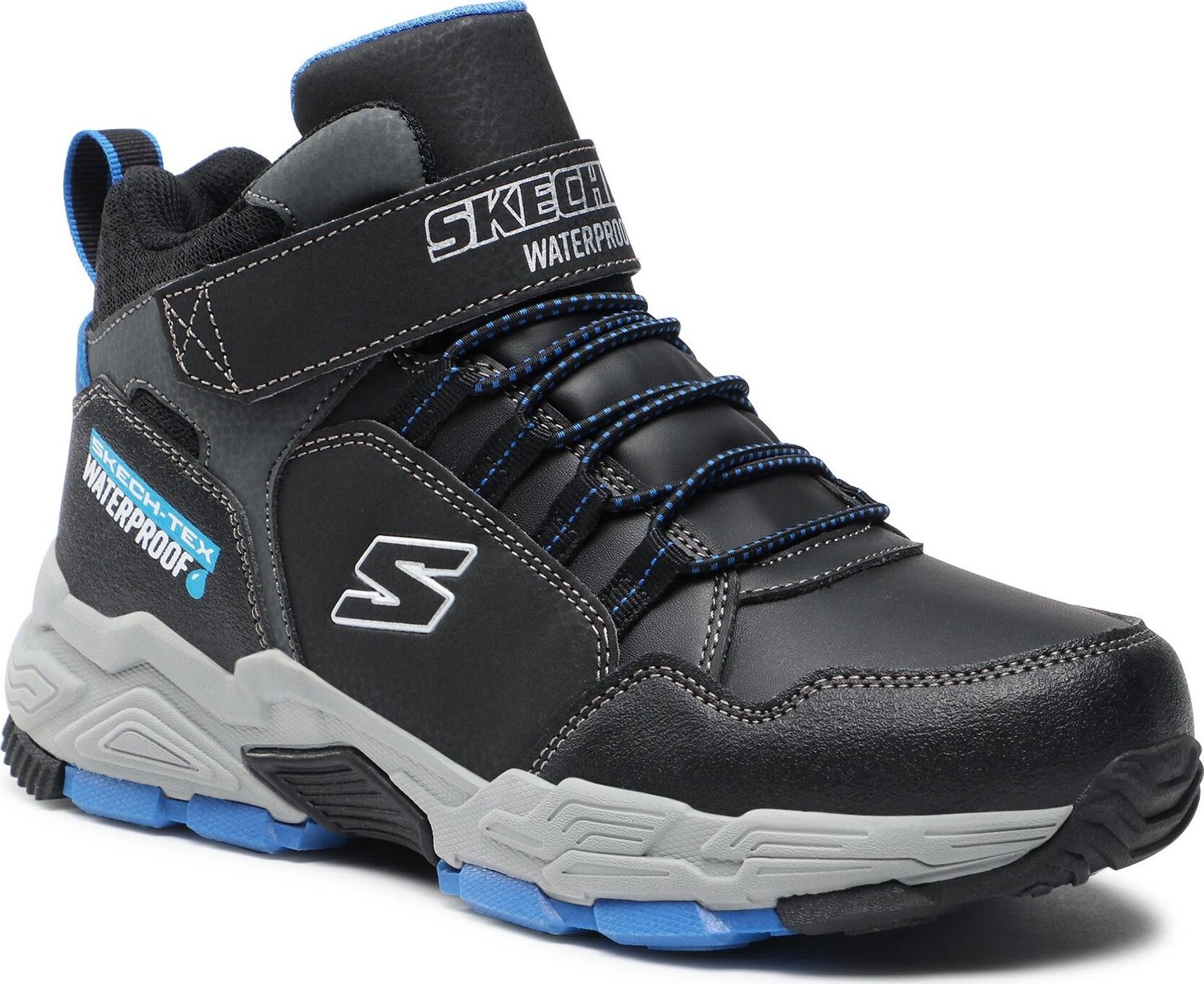 Kotníková obuv Skechers Drollix Venture Rush 406418L/BKRY Black