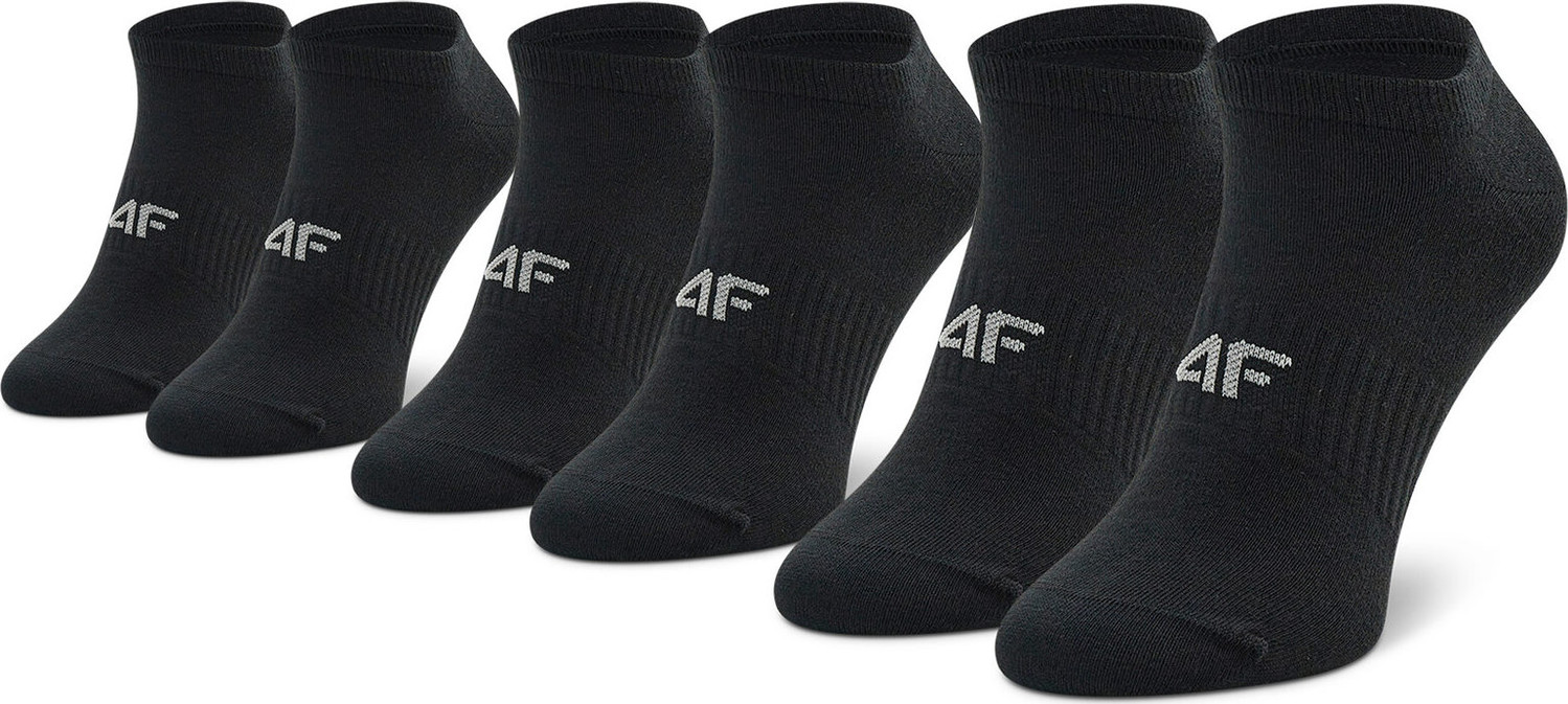 Sada 3 párů dámských nízkých ponožek 4F H4L22-SOM301 20S/20S/20S
