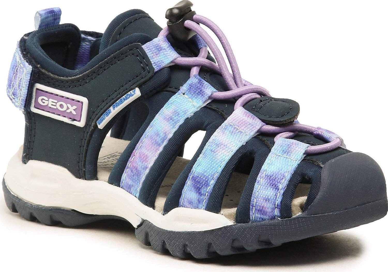 Sandály Geox J Borealis Girl J350WA05015C4267 M Navy/Violet