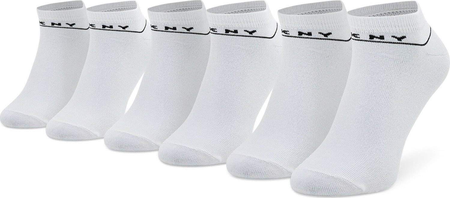 Sada 3 párů pánských vysokých ponožek DKNY Jefferson S5_6207T_DKY White