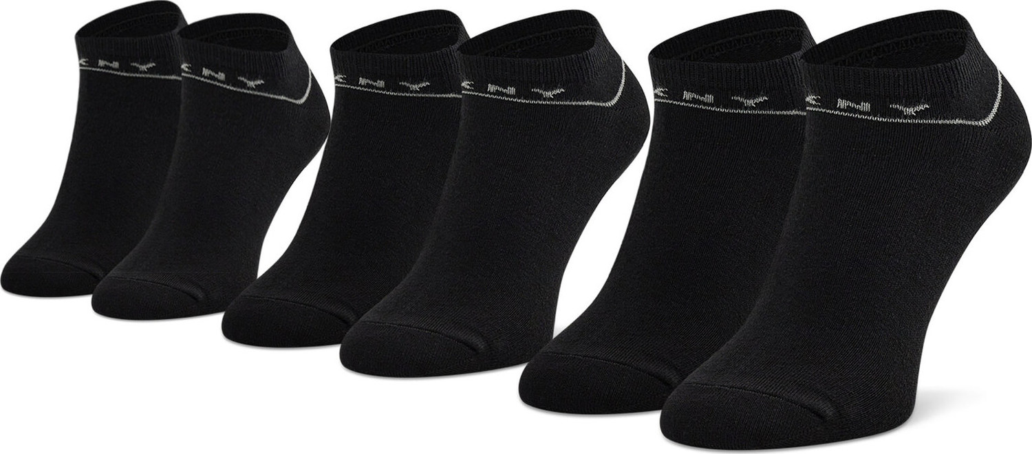 Sada 3 párů dámských vysokých ponožek DKNY Olivia S4_0002T_DKY Black