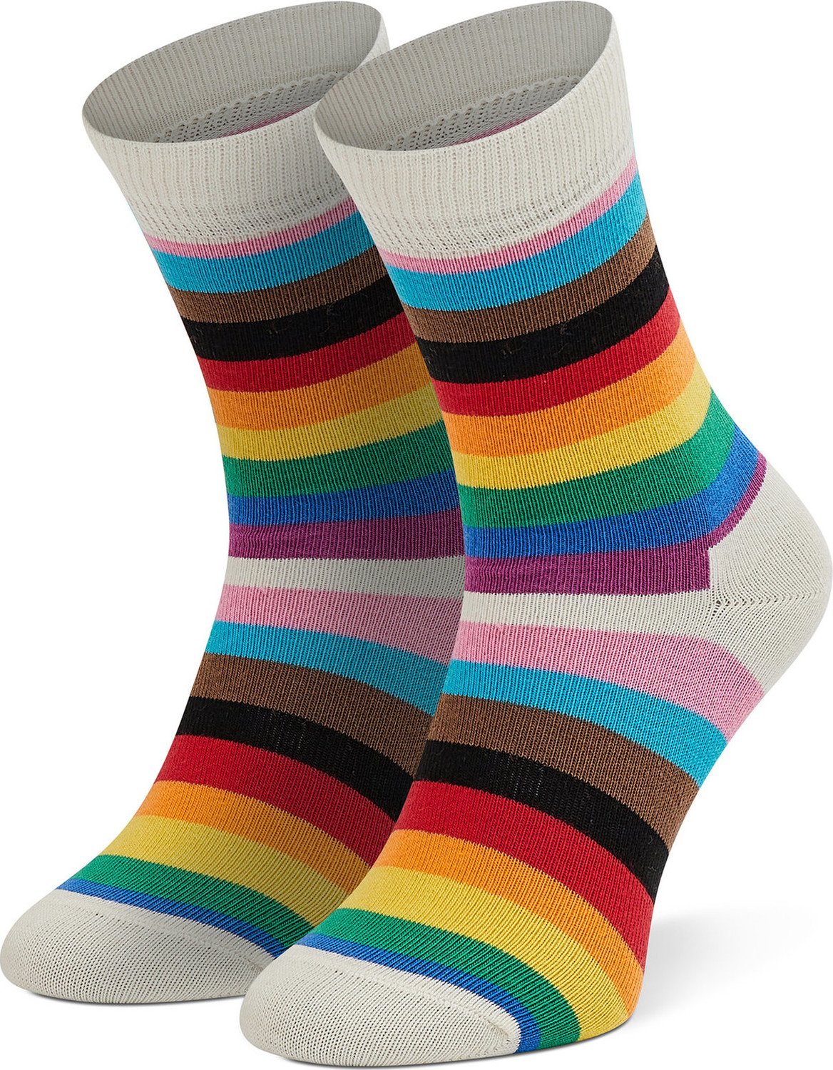 Vysoké dětské ponožky Happy Socks KPRS01-0200 Barevná