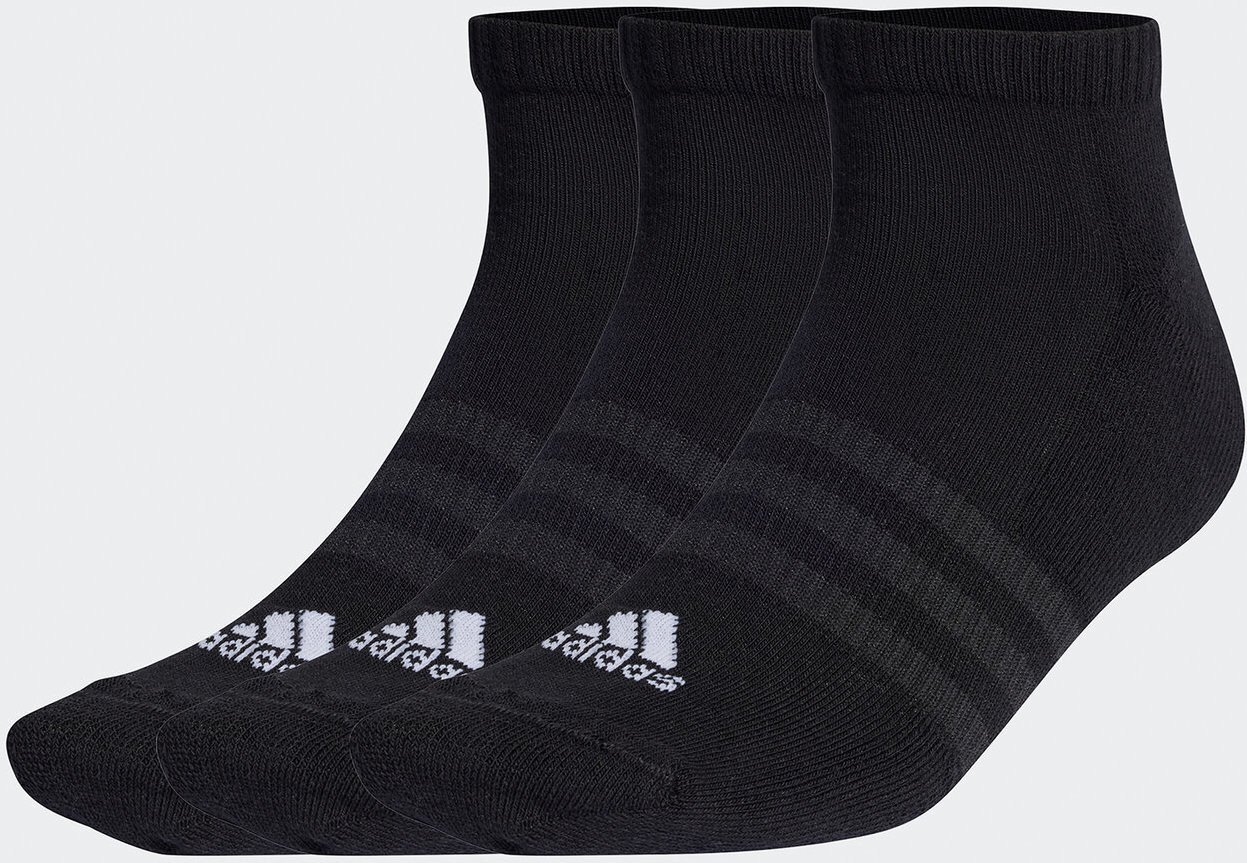 Kotníkové ponožky Unisex adidas Cushioned Low-Cut Socks 3 Pairs IC1332 black/white
