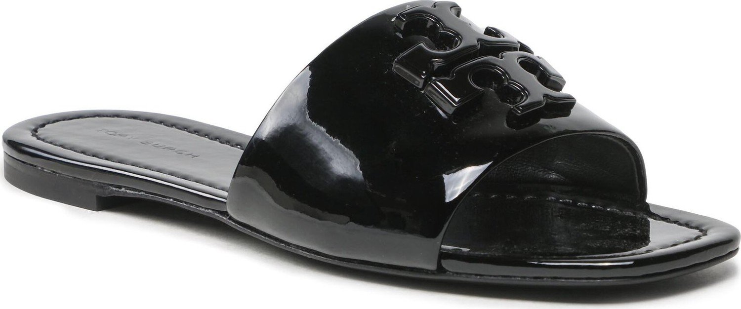 Nazouváky Tory Burch Eleanor Slide Patent Leather 149266 Perfect Black 006