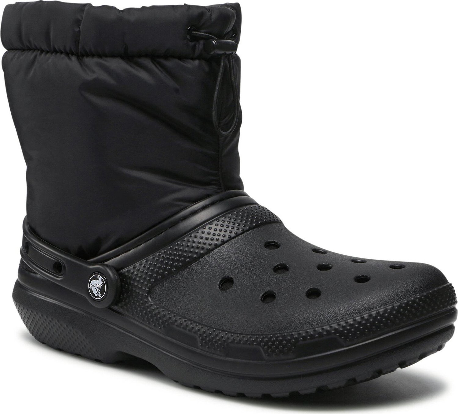 Kozačky Crocs Classic Lined Neo Puff Boot 206630 Black/Black