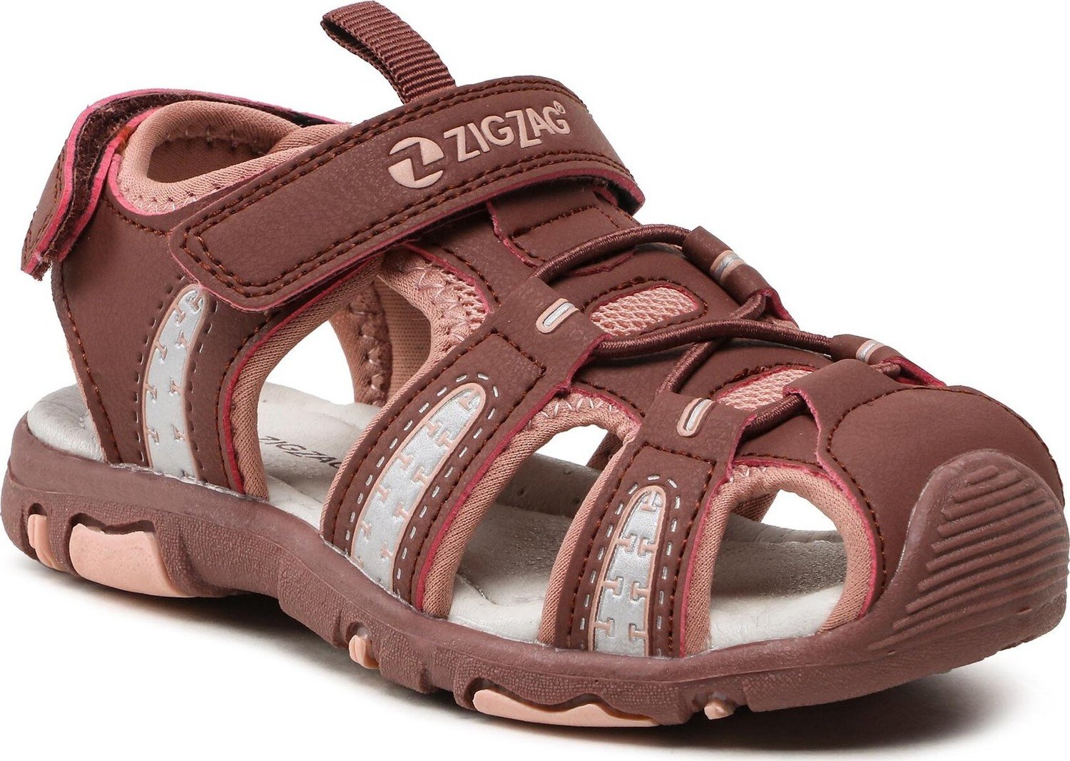 Sandály ZigZag Konha kids Closed Toe Sandal Z232303 5127 Marron