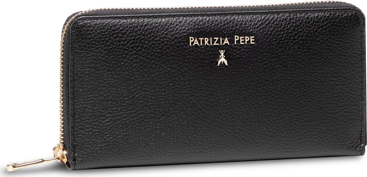 Velká dámská peněženka Patrizia Pepe CQ4879/L001-K103 Nero