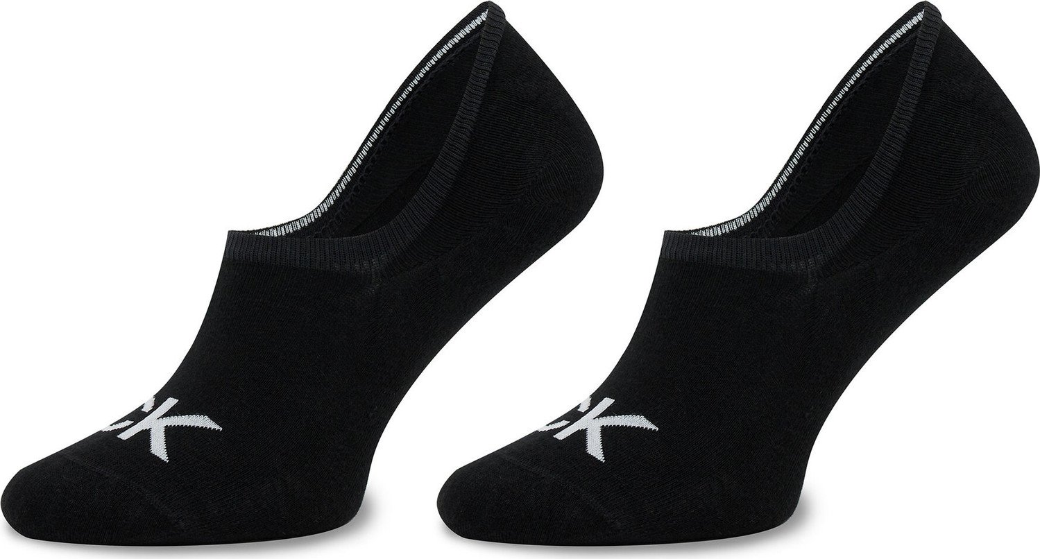 Sada 2 párů pánských ponožek Calvin Klein 701218716 Black 001