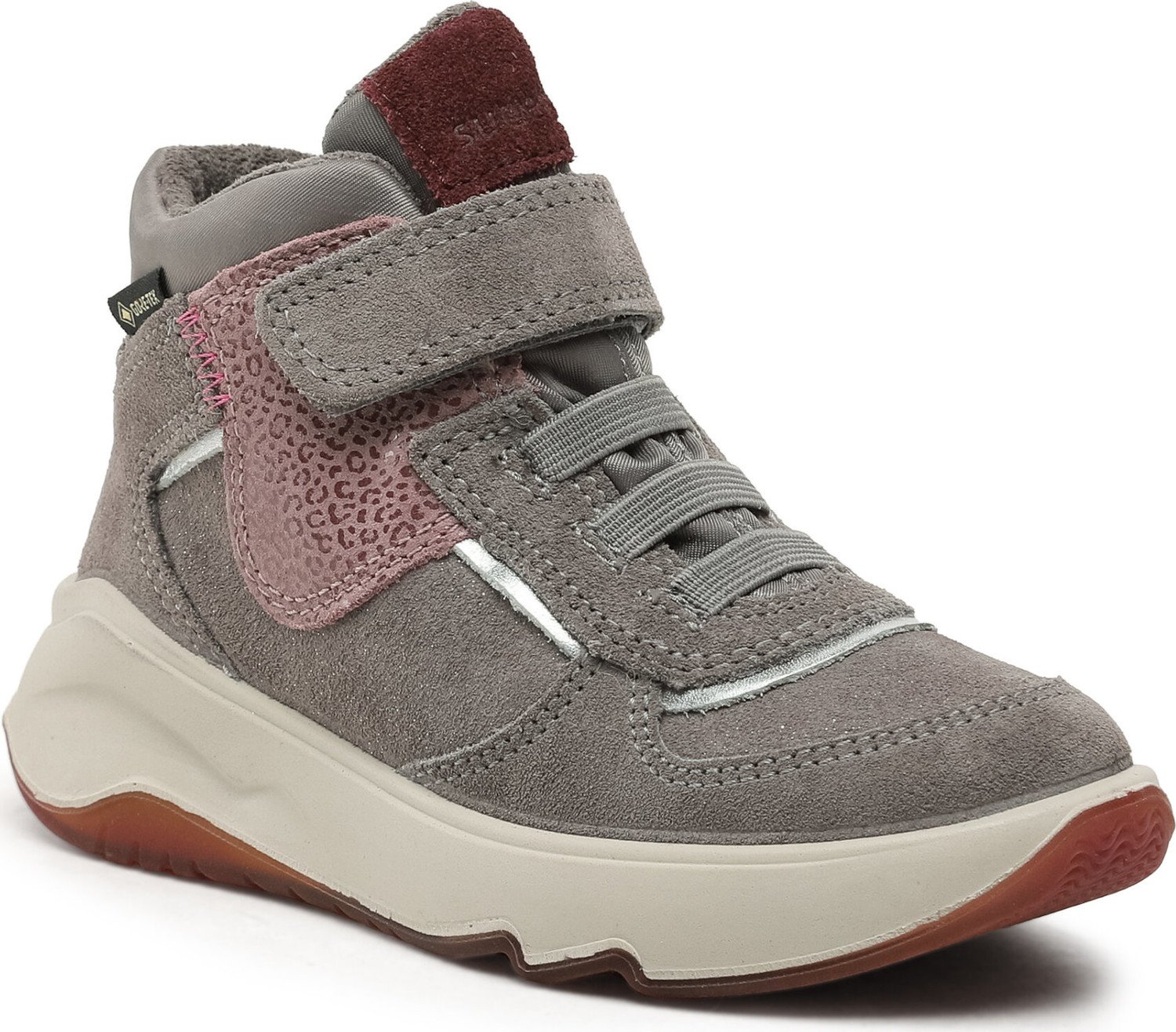 Kotníková obuv Superfit 1-000632-2010 S Grey/Red