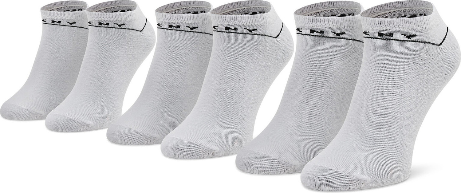 Sada 3 párů dámských vysokých ponožek DKNY Olivia S4_0002T_DKY White