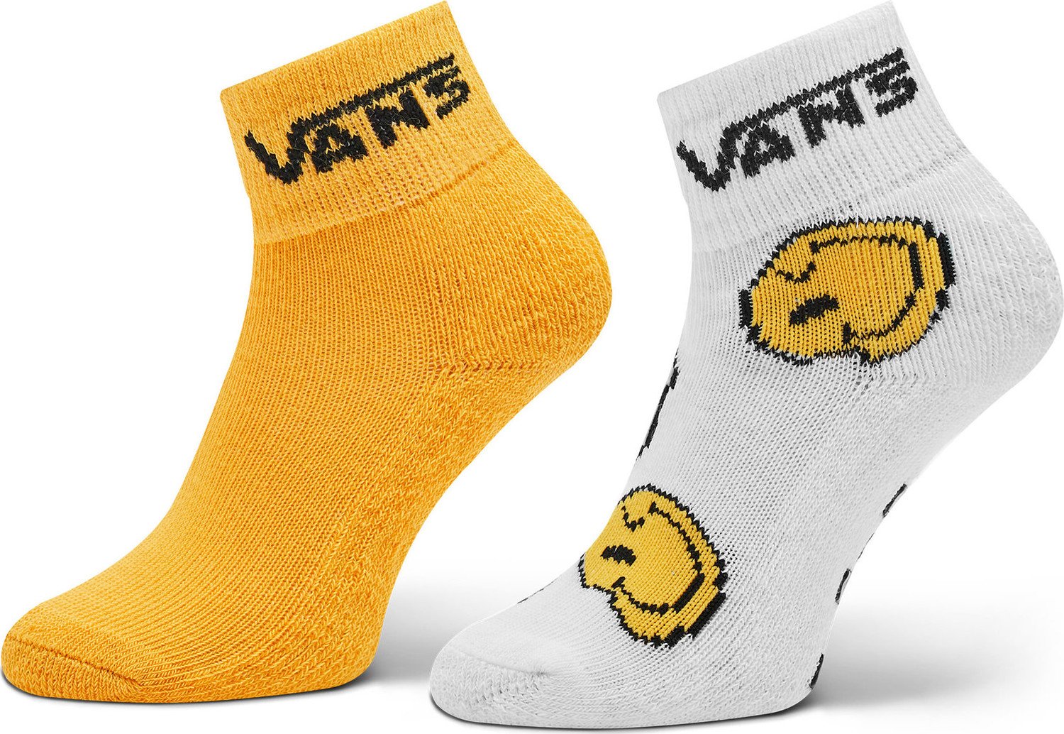 Sada 2 párů dětských vysokých ponožek Vans Drop V Classic VN0A7PTCPHY1 Old Gold