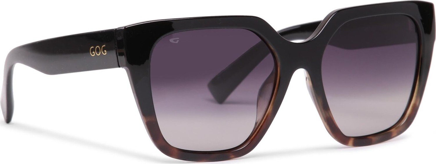 Sluneční brýle GOG Hazel E808-1P Black/Brown Demi