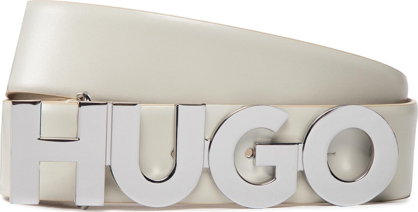 Pánský pásek Hugo Zula Belt 3.5cm C-Zl 50482438 Open White 110