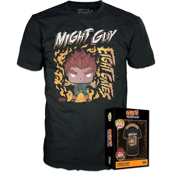 Funko Boxed Tee: Naruto- 8 Gates Guy- XL