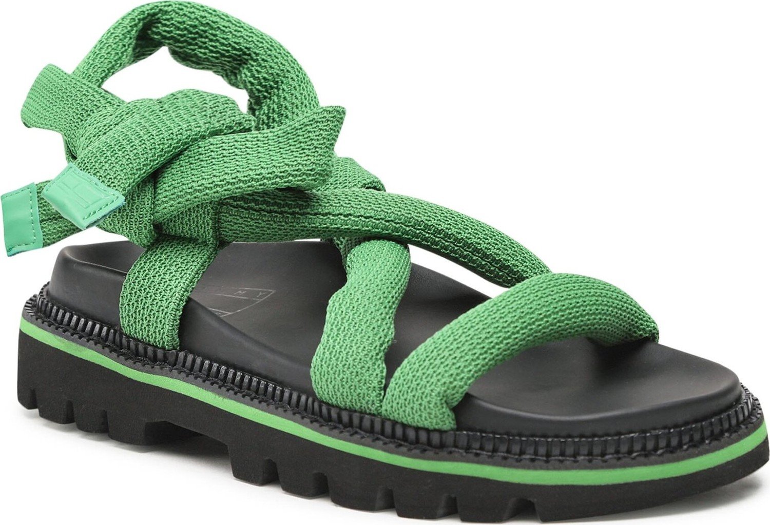 Sandály Tommy Jeans Sandal EN0EN02073 Coastal Green LY3