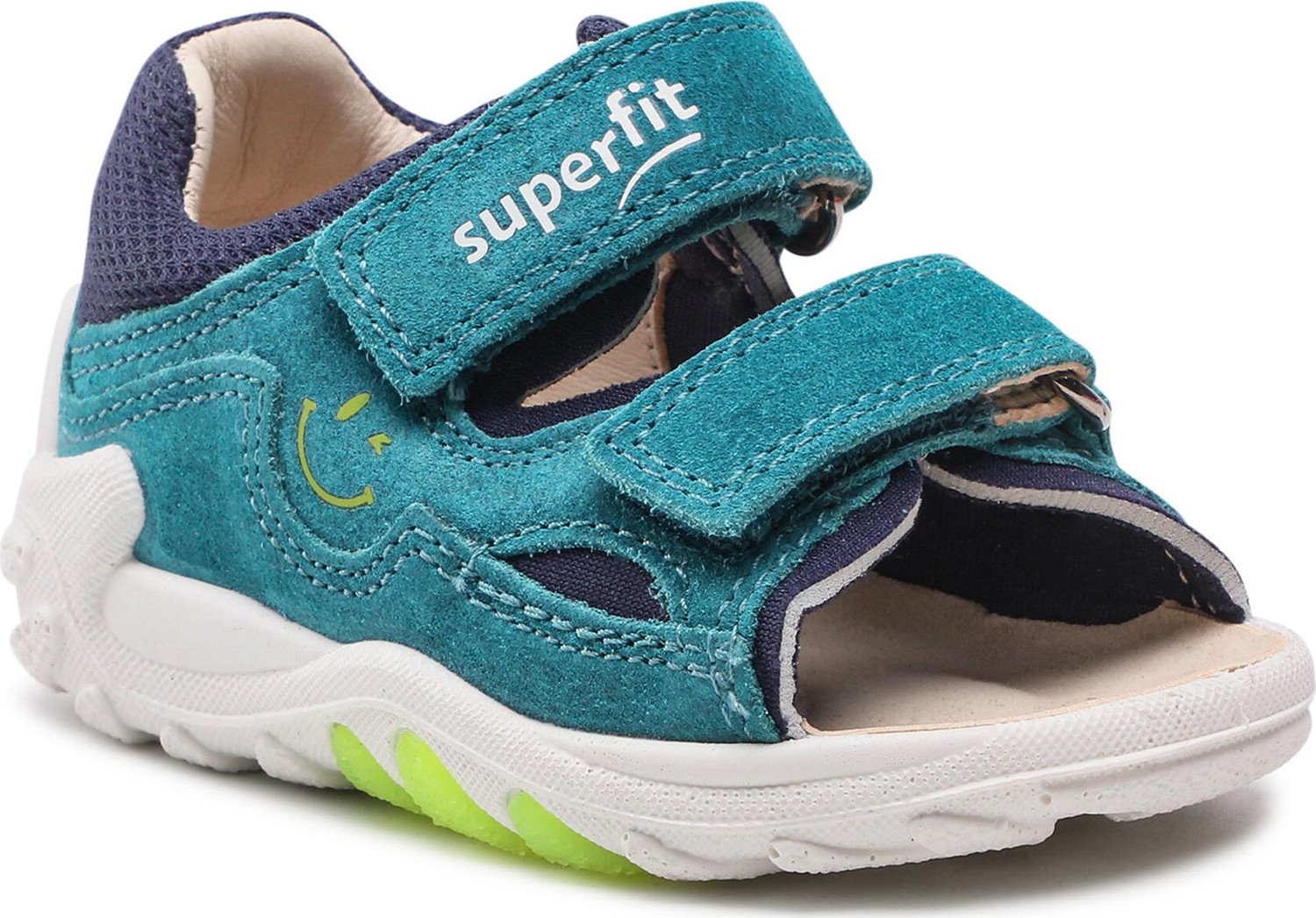 Sandály Superfit 1-000034-7000 M Grun/Blau