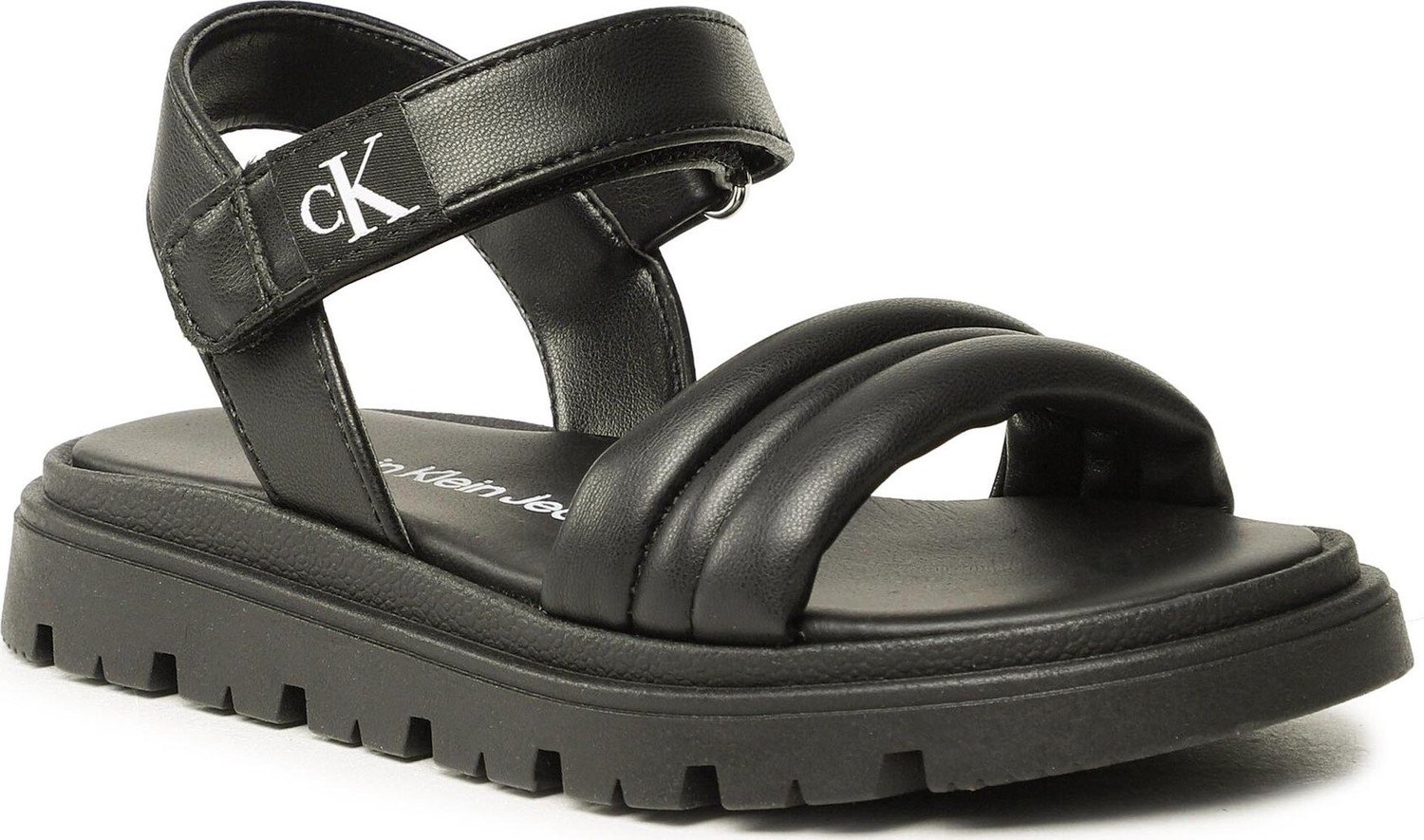 Sandály Calvin Klein Jeans Velcro Sandal V4A2-80512-1614 Black 999