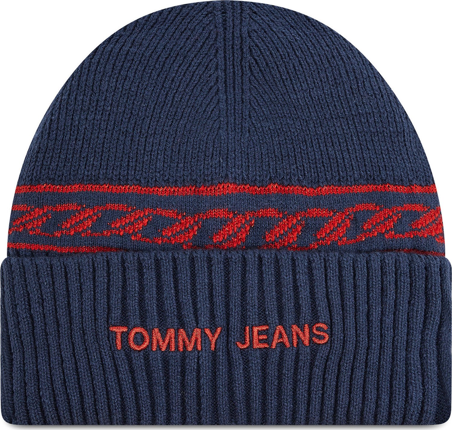 Čepice Tommy Jeans Tjw Femme Beanie AW0AW10710 0GY