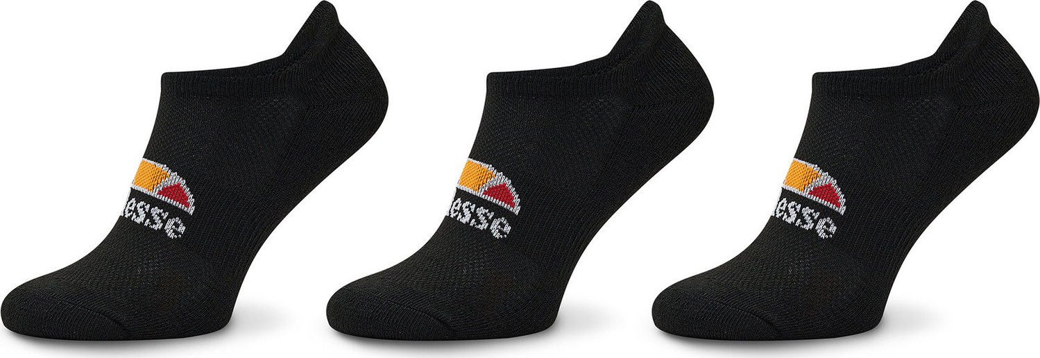 Sada 3 párů kotníkových ponožek unisex Ellesse Rebi Trainer SBMA2300 Black 011