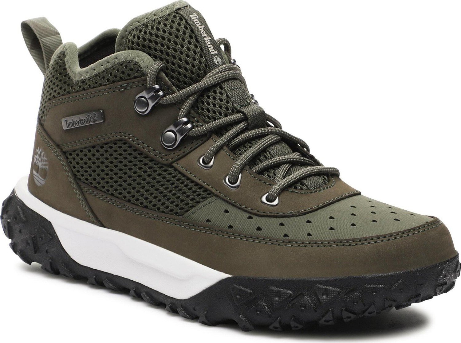 Kotníková obuv Timberland Gs Motion 6 Lthr Super Ox TB0A67RMA581 Dark Green