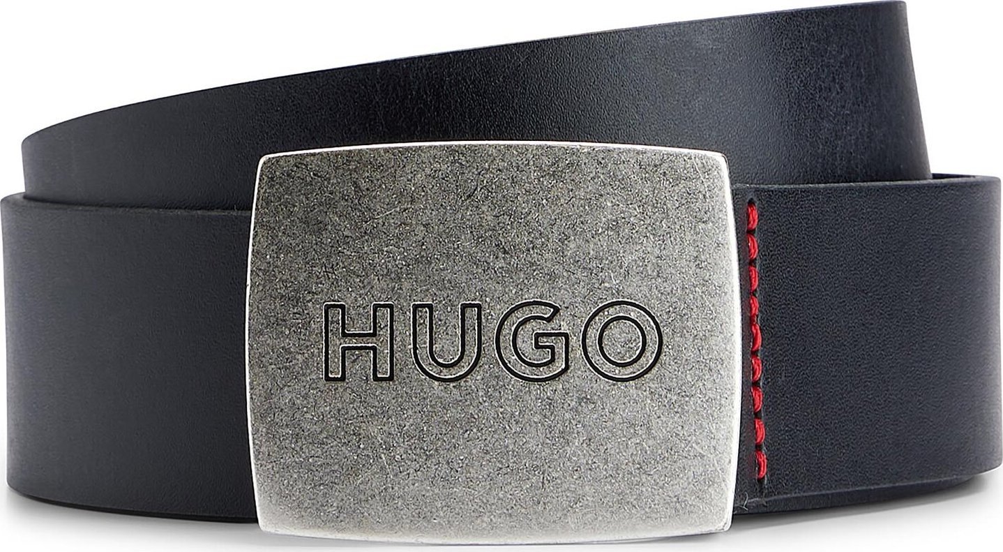 Pánský pásek Hugo 50486668 Black 001