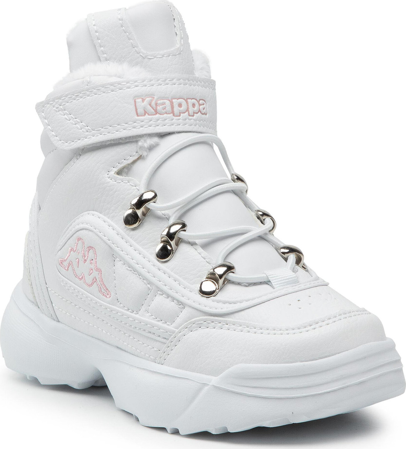 Kotníková obuv Kappa 260916K White/Rose 1021