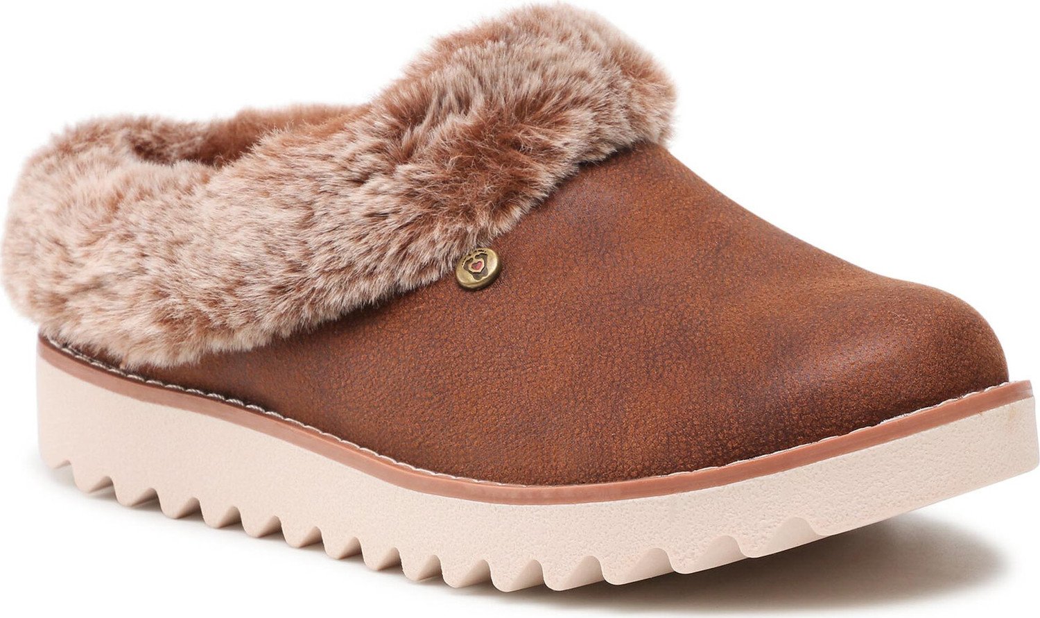 Bačkory Skechers BOBS Winter Rock 113423/BRN Brown