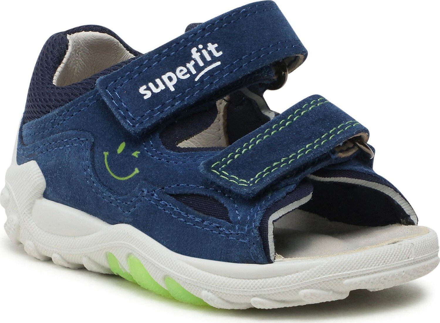 Sandály Superfit 1-000034-8010 M Blue/Lightgreen