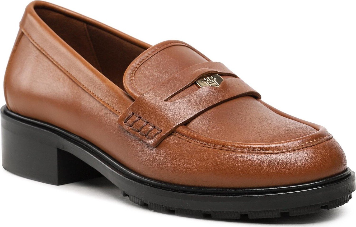 Loafersy Tommy Hilfiger Th Iconic FW0FW07412 Natural Cognac GTU
