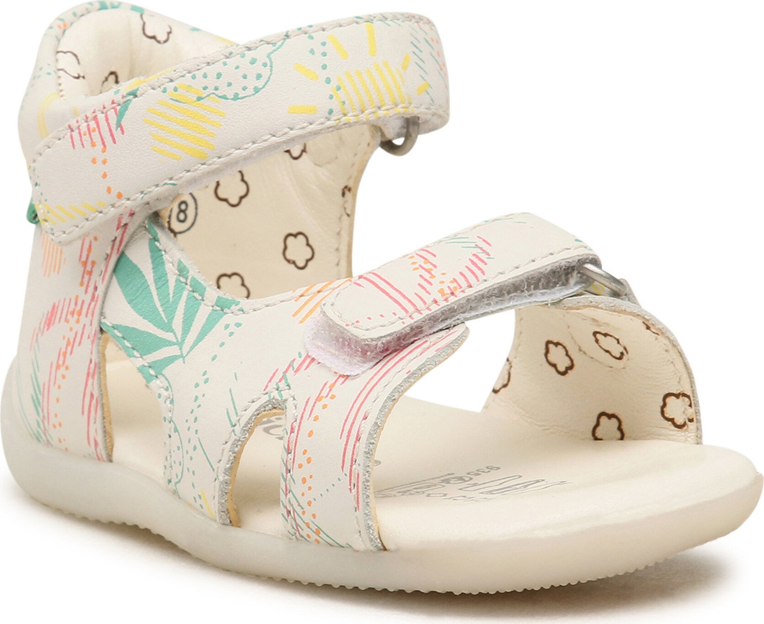 Sandály Kickers Binsia-2 860598-10 M Blanc Sunshine 33