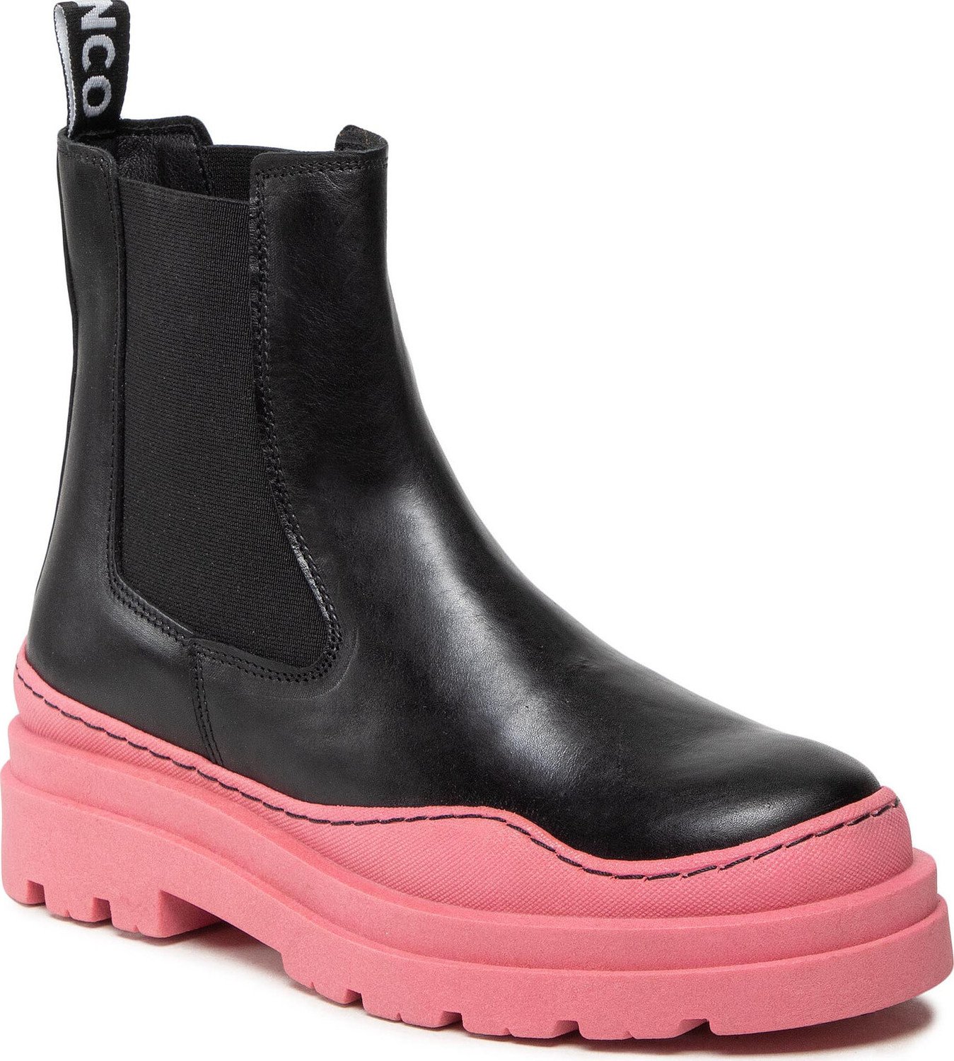 Kotníková obuv s elastickým prvkem Bianco 11300006 Black/Pink