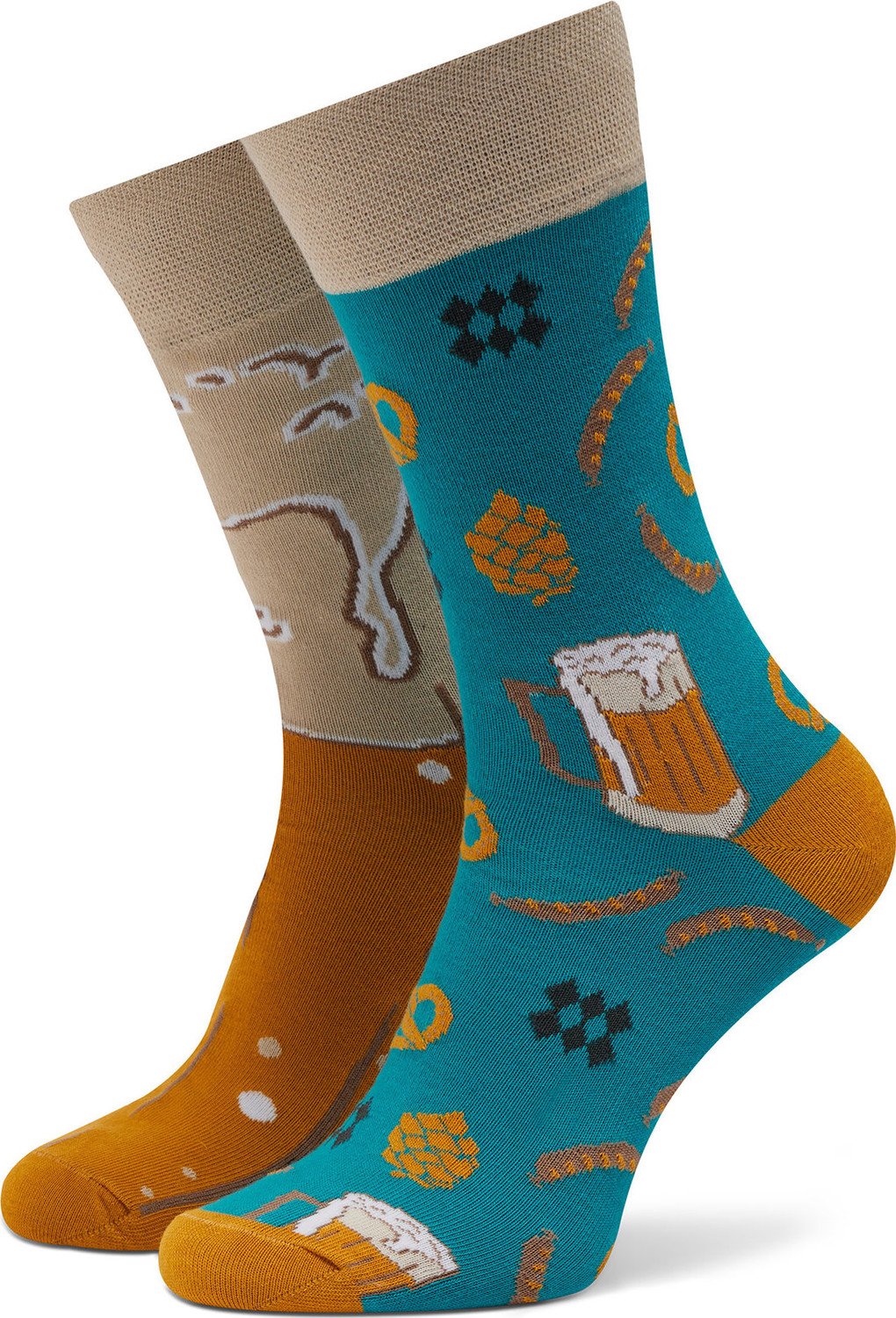 Klasické ponožky Unisex Funny Socks Beer SM1/11 Barevná