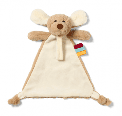 Plyšová hračka/přítulníček DOG WILLY s držákem na dudlík BabyOno, béžový