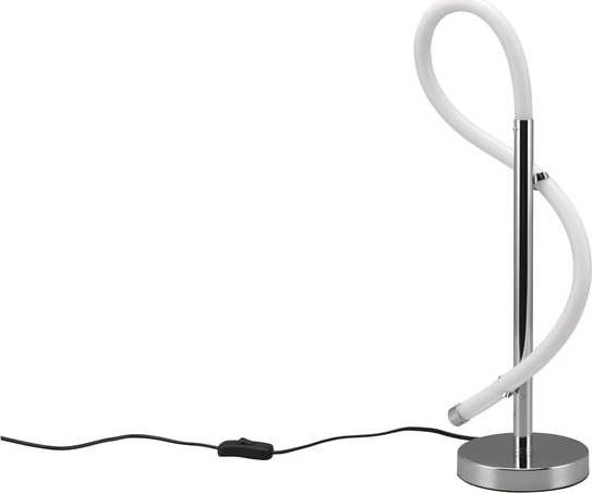 LED stolní lampa v leskle stříbrné barvě (výška 54 cm) Argos – Trio