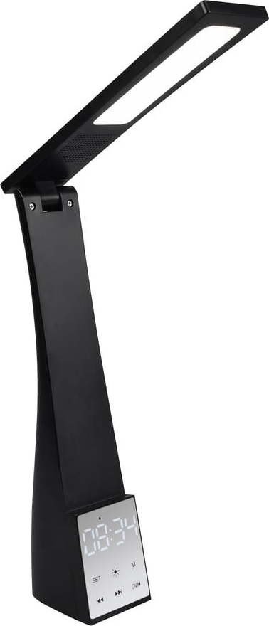 Matně černá LED stolní lampa s časovačem (výška 45 cm) Linus – Trio