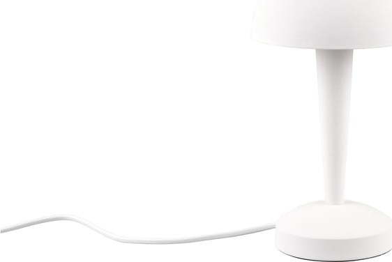 Bílá LED stolní lampa (výška 26 cm) Canaria – Trio