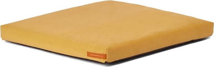 Žlutá matrace pro psa z Eko kůže 60x70 cm SoftPET Eco L – Rexproduct