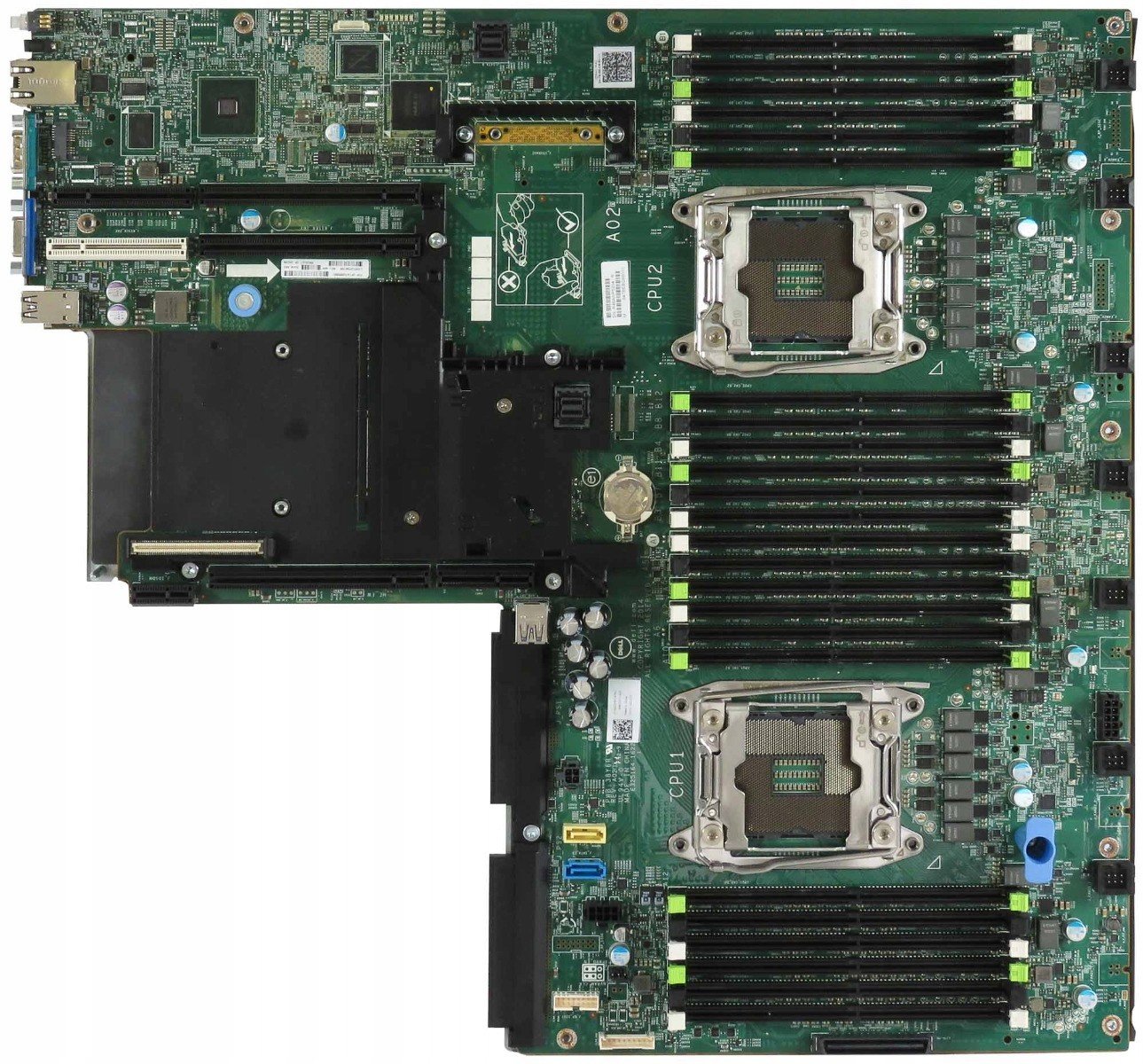 Dell 02C2CP 2x LGA2011-3 24x DDR3 3x PCIe R630 1U