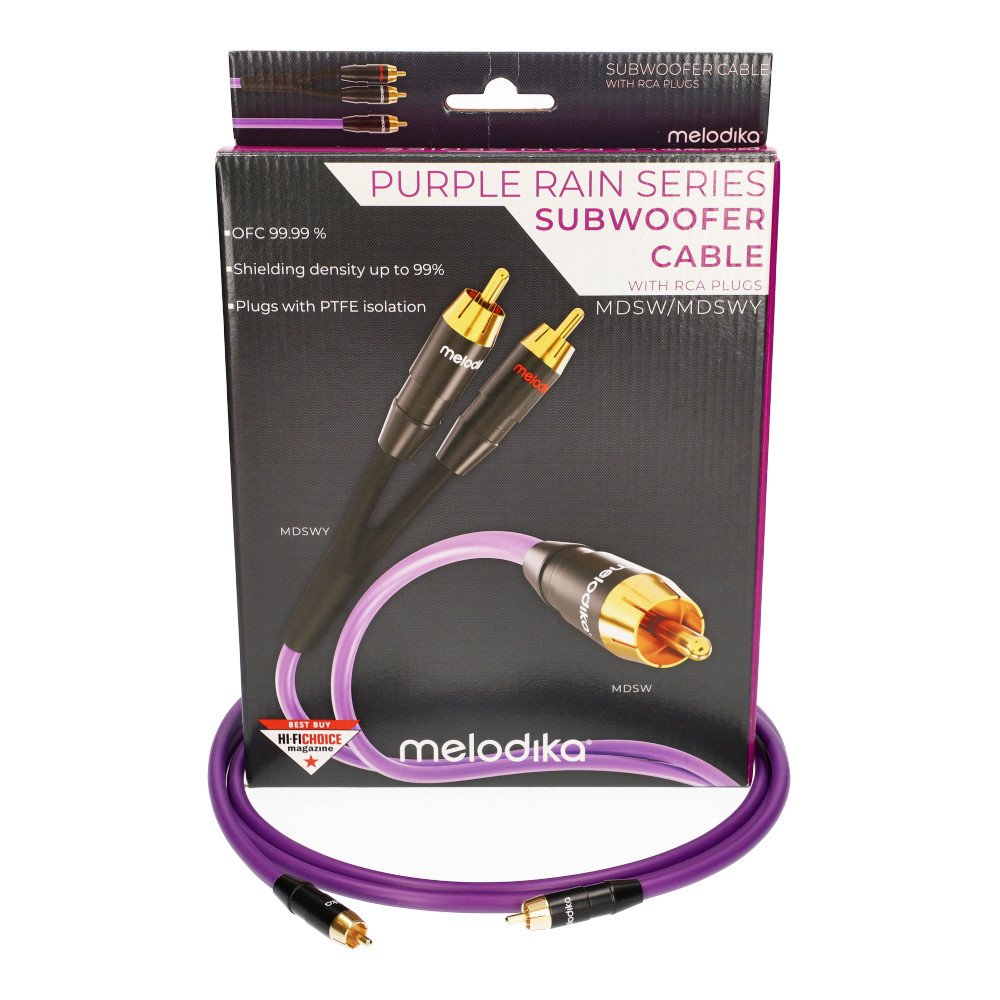 Melodika MDSW80 Subwoofer kabel 8.0m