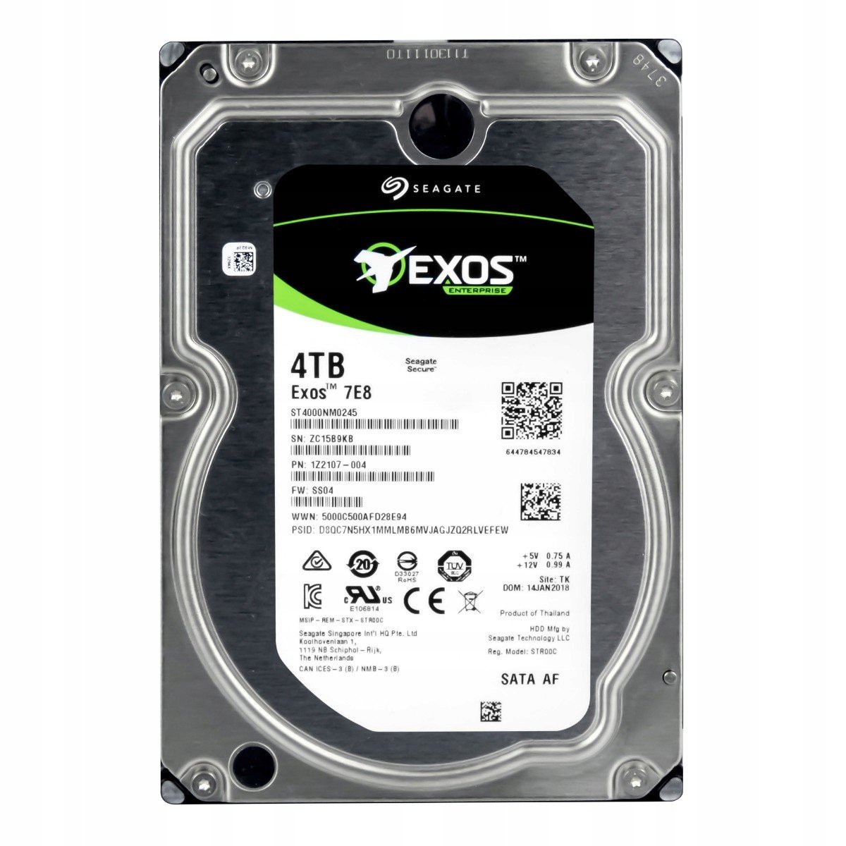 Seagate 4TB 7.2K 128MB Sata III 3.5'' ST4000NM0245