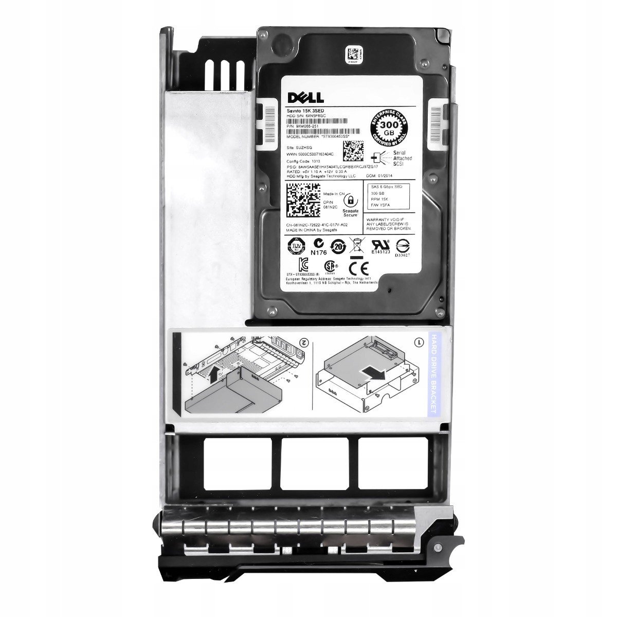 Dell 081N2C 300GB 15K 64MB SAS-2 3.5'' ST9300453SS