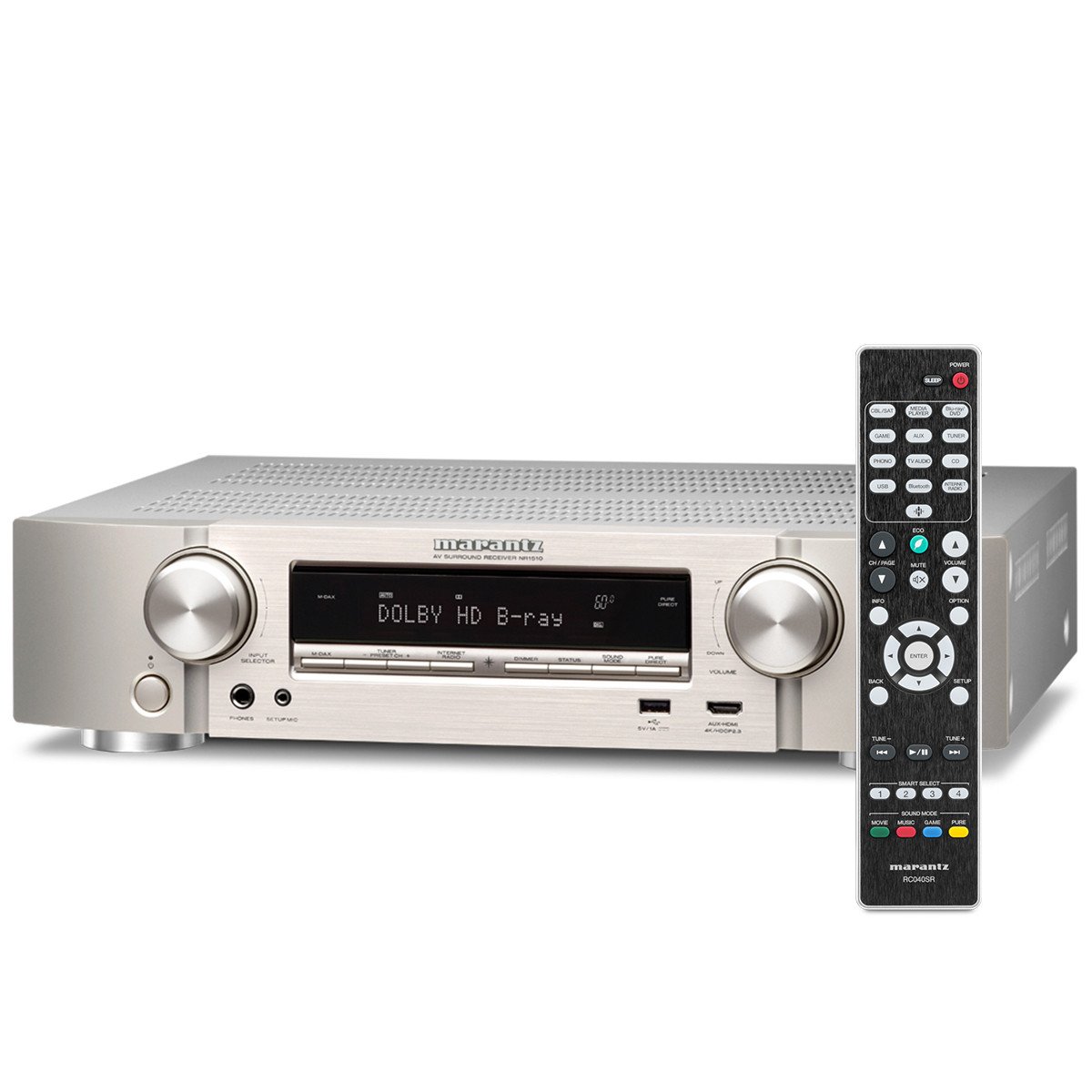 Marantz NR1510 Siciový Amplituner 5.2 Heos 4K WiFi