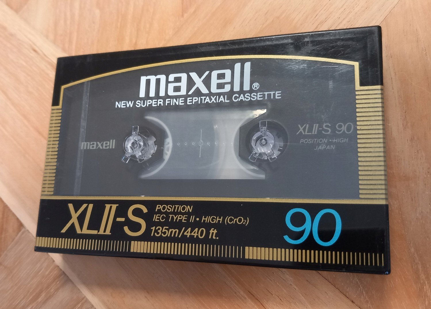 Maxell Xlii-s 90 magnetofonová kazeta