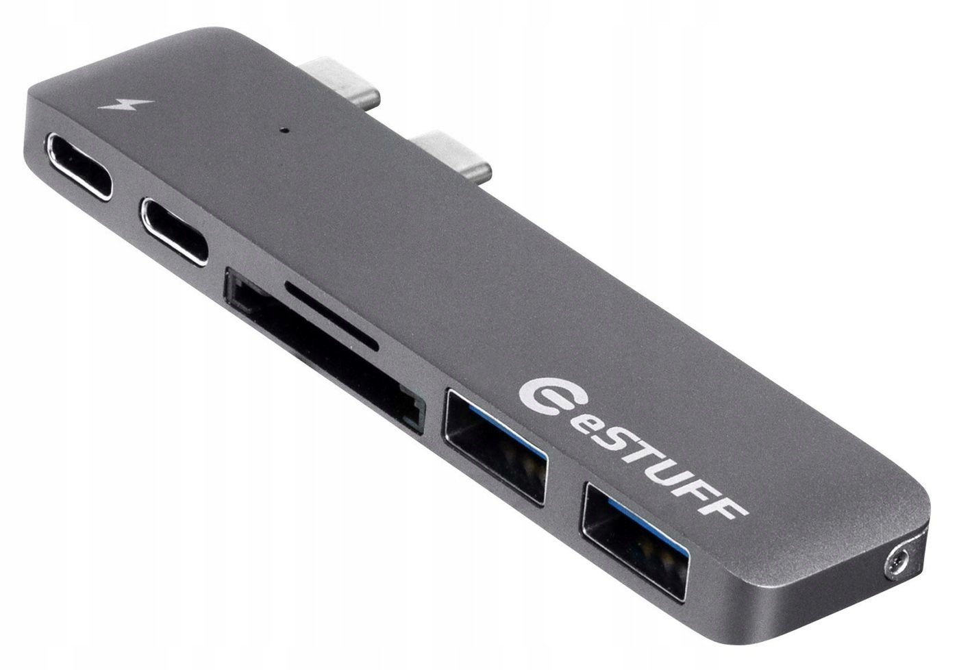 eSTUFF Usb-c Slot-in Hub Pro Grey