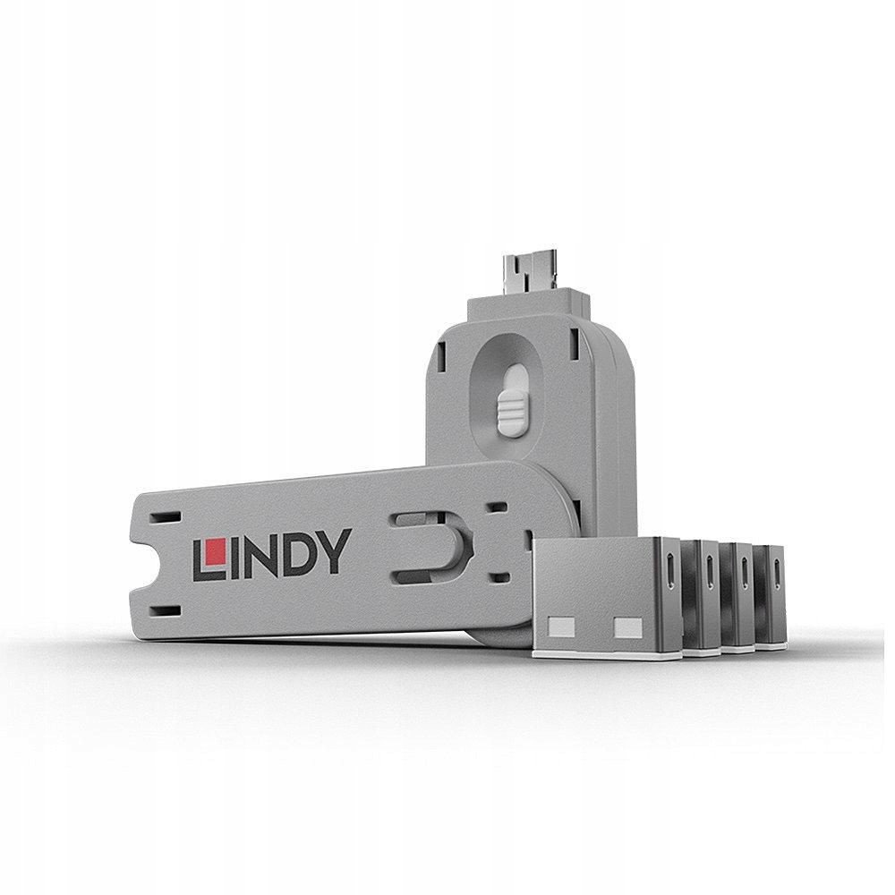 Lindy Usb Port Blocker Pack ve 4 Wht